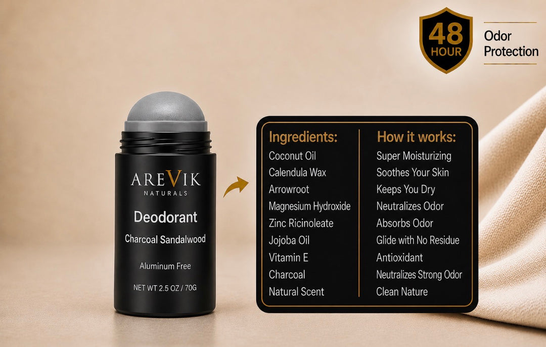 Charcoal Sandalwood Deodorant