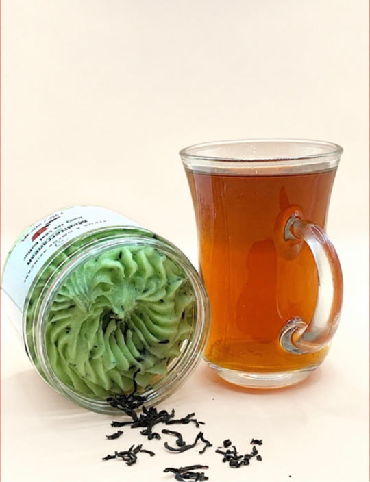 Body Scrub & Buffer Foaming Mediterranean Tea