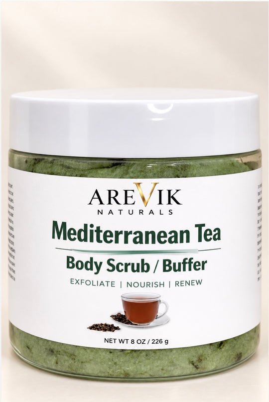 Body Scrub & Buffer Foaming Mediterranean Tea