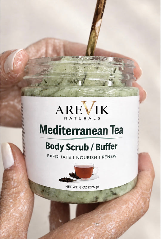 Body Scrub & Buffer Foaming Mediterranean Tea